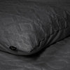Decoware® dekbedovertrek Jaquard Teddy Antraciet - microvezel - eenpersoons (140x220 + 60x70 cm)