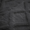 Decoware® dekbedovertrek Jaquard Teddy Antraciet - microvezel - eenpersoons (140x220 + 60x70 cm)
