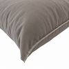 Gekleurd hoofdkussen 60x70cm - Taupe