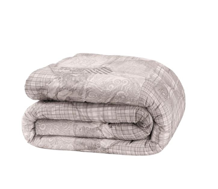 All in one lazy dekbed -  Dekbed en overtrek in 1  - Beige Taupe