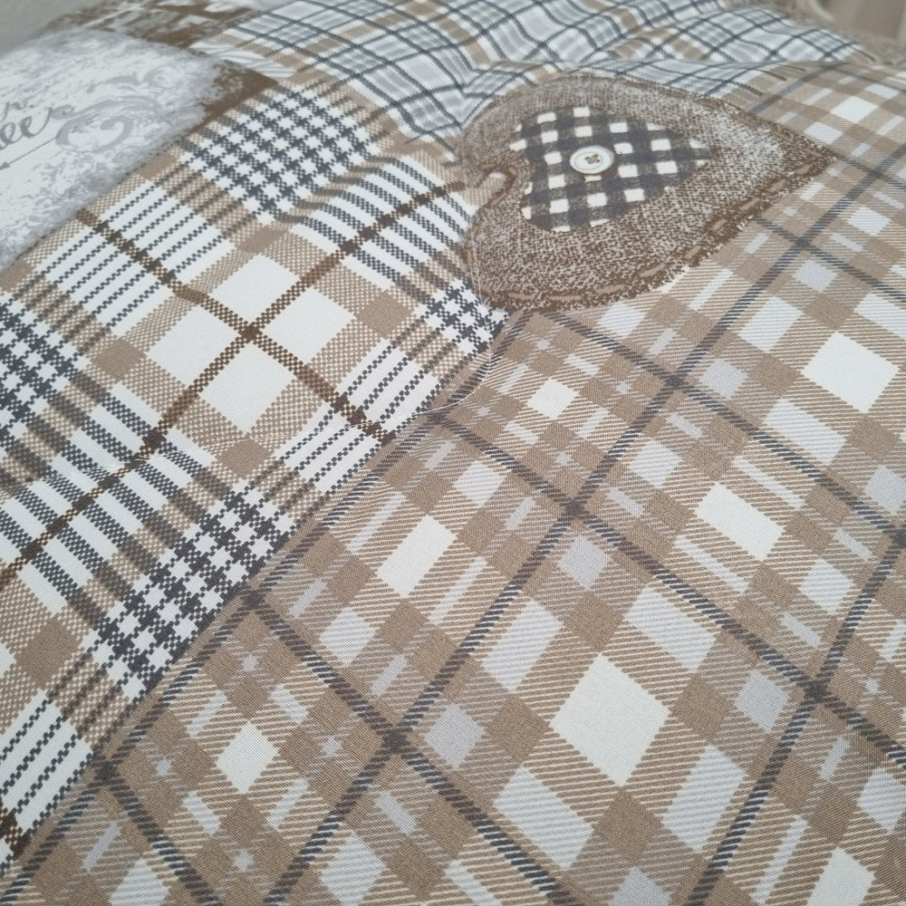 All in one lazy dekbed -  Dekbed en overtrek in 1  - Beige Taupe