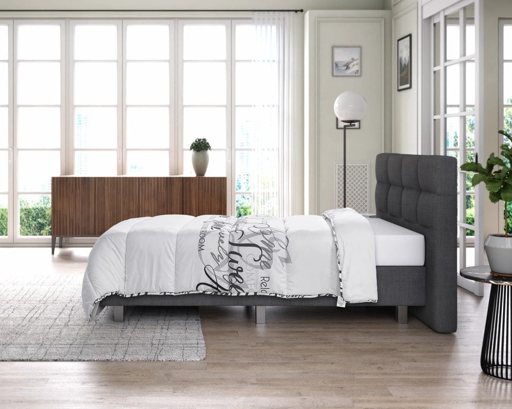All in one lazy dekbed Royal Luxury Wit - Dekbed en overtrek in 1