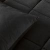 Sleeptime Velvet Lazy dekbed zonder overtrek Excl. kussensloop - Zwart