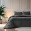 Sleeptime Velvet Lazy dekbed zonder overtrek Excl. kussensloop - Antraciet