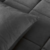 Sleeptime Velvet Lazy dekbed zonder overtrek Excl. kussensloop - Antraciet