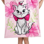 Aristocats poncho Marie Cat - badcape - katoen - 50x115 cm