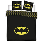 Batman dekbedovertrek Batman logo - microvezel - lits-jumeaux (240x220 + 2st 65x65 cm)