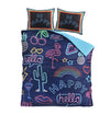 Decoware dekbedovertrek Neon Be Happy - microvezel