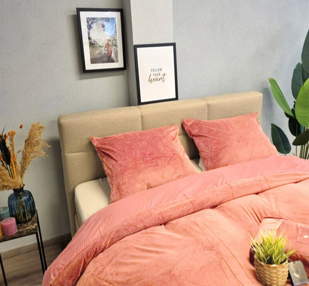 Beau Maison dekbedovertrek roze - velvet