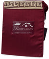 Glans satijn dekbedovertrek Lace - Burgundy