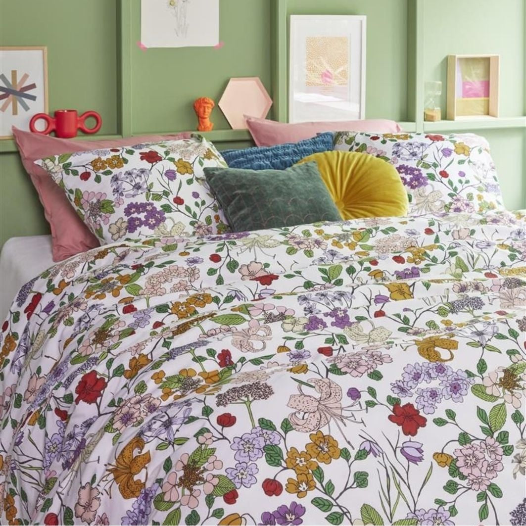 Beddinghouse dekbedovertrek Primrose Multi - katoen (144TC)