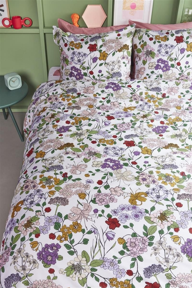 Beddinghouse dekbedovertrek Primrose - katoen - 2- persoons (200x220 + 2st. 60x70 cm)