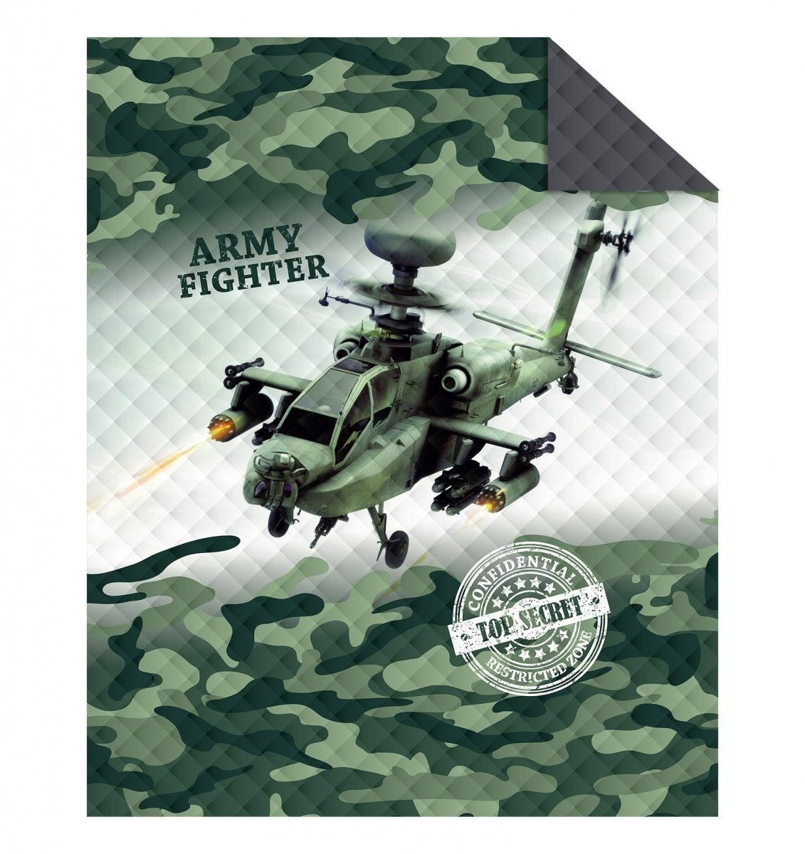 Bedsprei Army Fighter - 170x210 cm