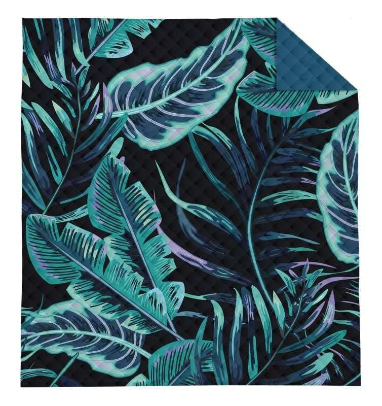 Bedsprei bladeren  - 220x240 cm