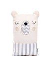 Sierkussen Cutie Bear groot- zalm roze