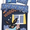 Katoen kinderdekbedovertrek welterusten - 140x200 + 65x65 cm