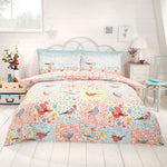 Dekbedovertrek Hey Birdie - vogels - polykatoen - Lits-jumeaux (230x220 + 2st 50x75cm)