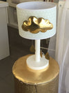Lampje gouden wolk met druppels - Mint