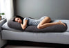 Bodypillow Antraciet - ergonomisch kussen - 140x20 cm