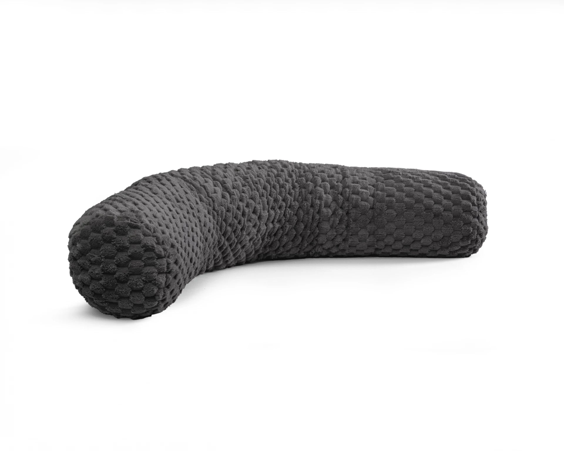 Bodypillow Antraciet - ergonomisch kussen - 140x20 cm