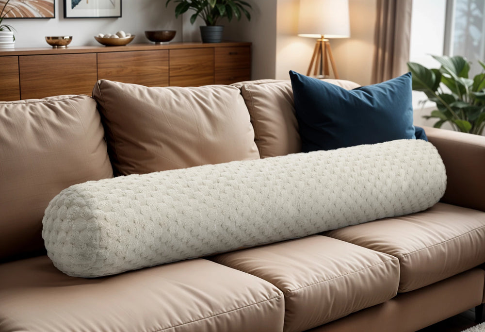 Bodypillow Crème - ergonomisch kussen - 140 x 20 cm