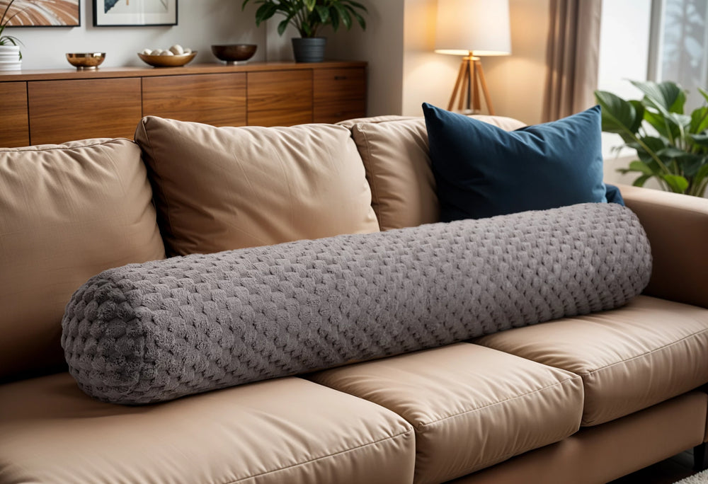 Bodypillow Taupe- ergonomisch kussen - 140 x 20 cm
