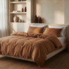 Dreamhouse dekbedovertrek Stone Washed Katoen - Bruin