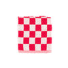 Handdoek Check rood