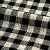 Handdoek Check Zwart