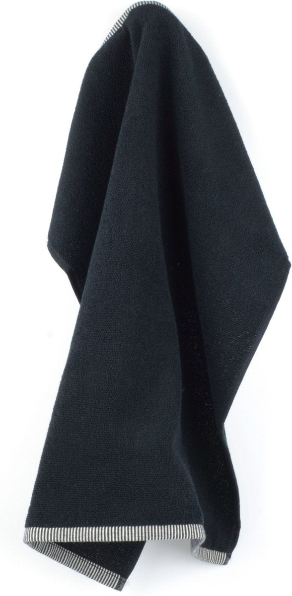 Handdoek Effen - Zwart