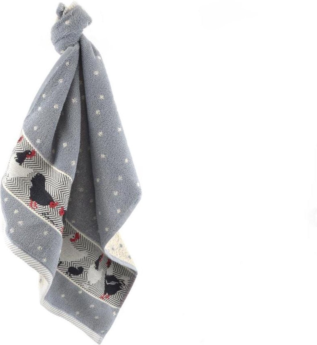 Handdoek Kippen - Grijs