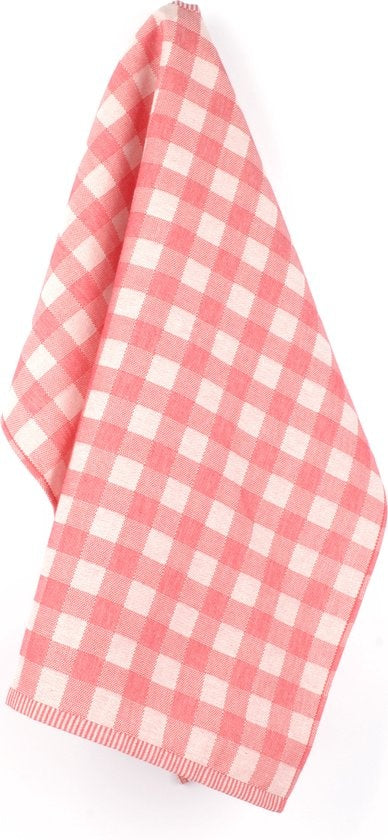 Theedoek Check - Rood