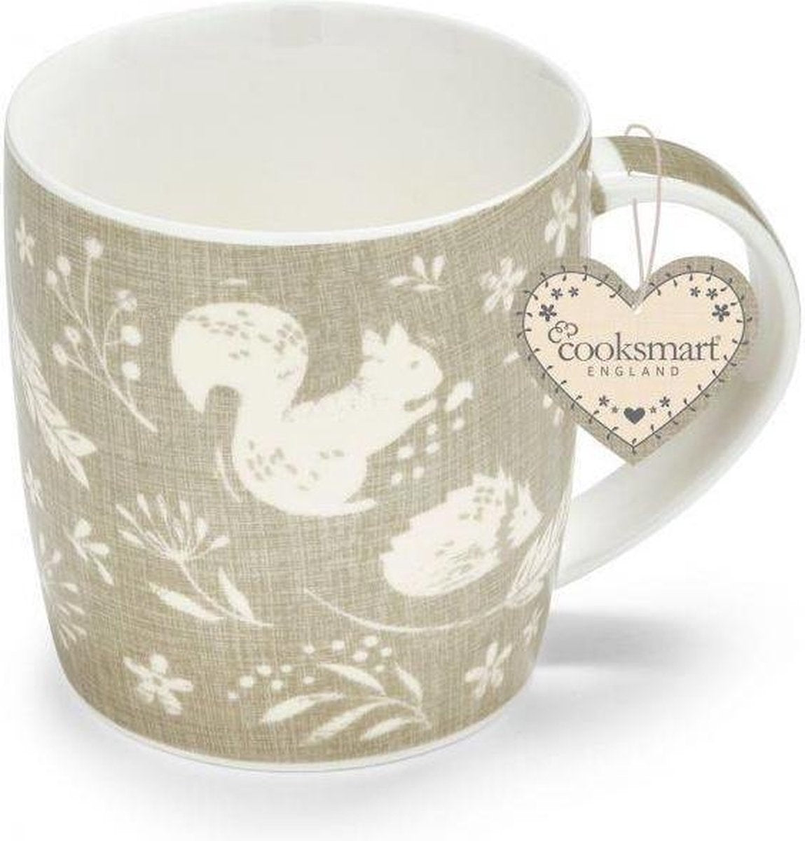 Beker Woodland - Grijs