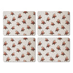 Placemats (Per 4 st) Red robin