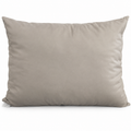Gekleurd hoofdkussen 60x70cm - Taupe