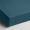 Hoeslaken - jersey - petrol blauw - 140x200 cm