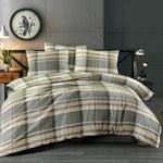 Day Dream dekbedovertrek Bram - groen - Katoen - 1-persoons (140x220 + 60x70cm)