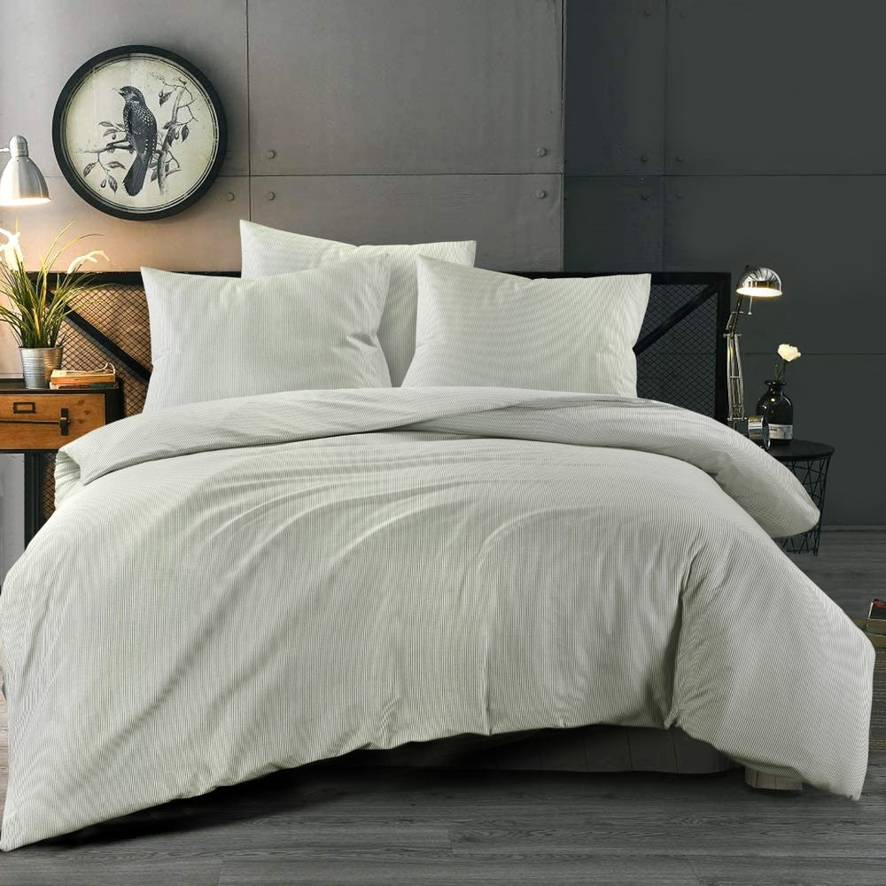 Day dream dekbedovertrek Dorien - groen - Katoen