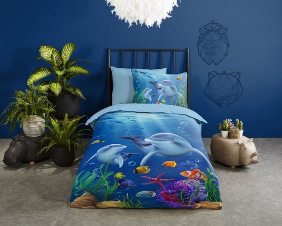 Microvezel kinderdekbedovertrek Mare - 1-persoons (140x220 + 60x70 cm)