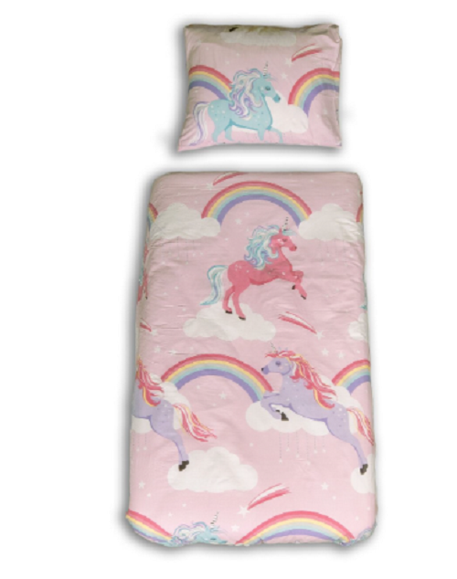 Ledikant My little unicorn dekbedovertrek - katoen - 100x140 + 40x60 cm