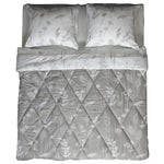 Decoware dekbed zonder overtrek inclusief kussensloop Silhouette Leaves - zand - microvezel