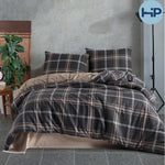 Katoen dekbedovertrek Arbon - 2-persoons (200x220 + 2st 60x70 cm)