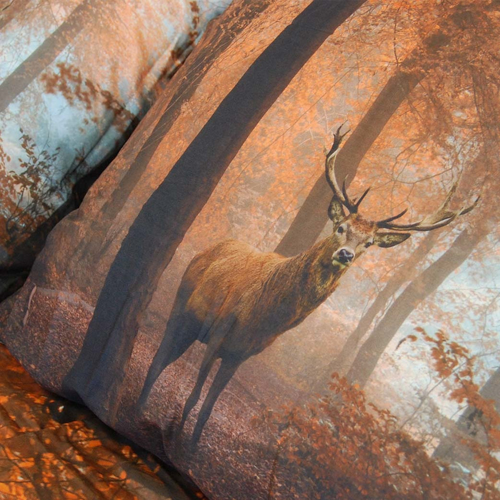 Decoware dekbedovertrek Autumn Deer - katoen - 2-persoons