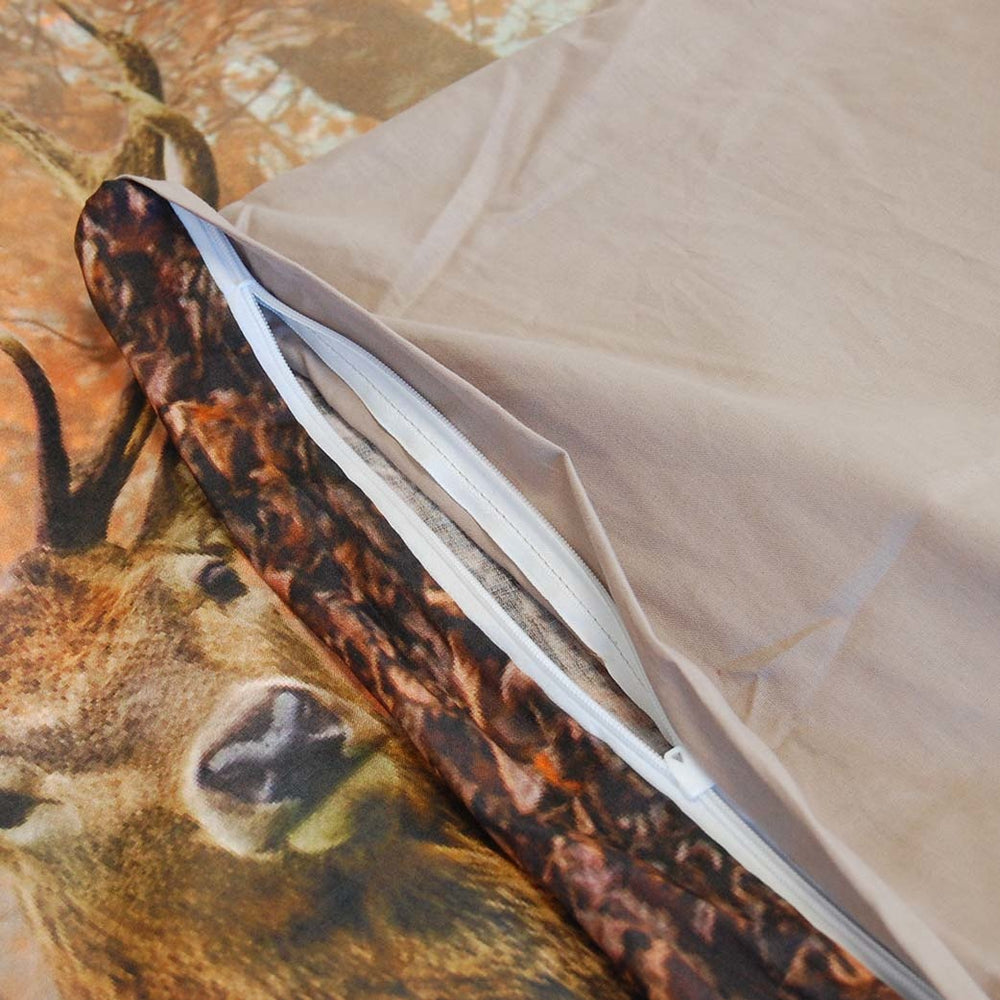 Decoware dekbedovertrek Autumn Deer - katoen - 2-persoons