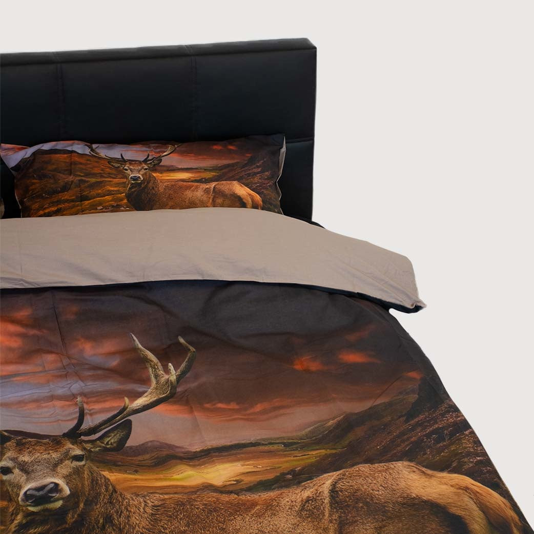 Decoware dekbedovertrek Deer mountain - Katoen