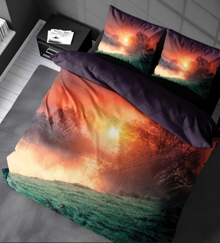 Decoware dekbedovertrek Misty Sunrise - Katoen