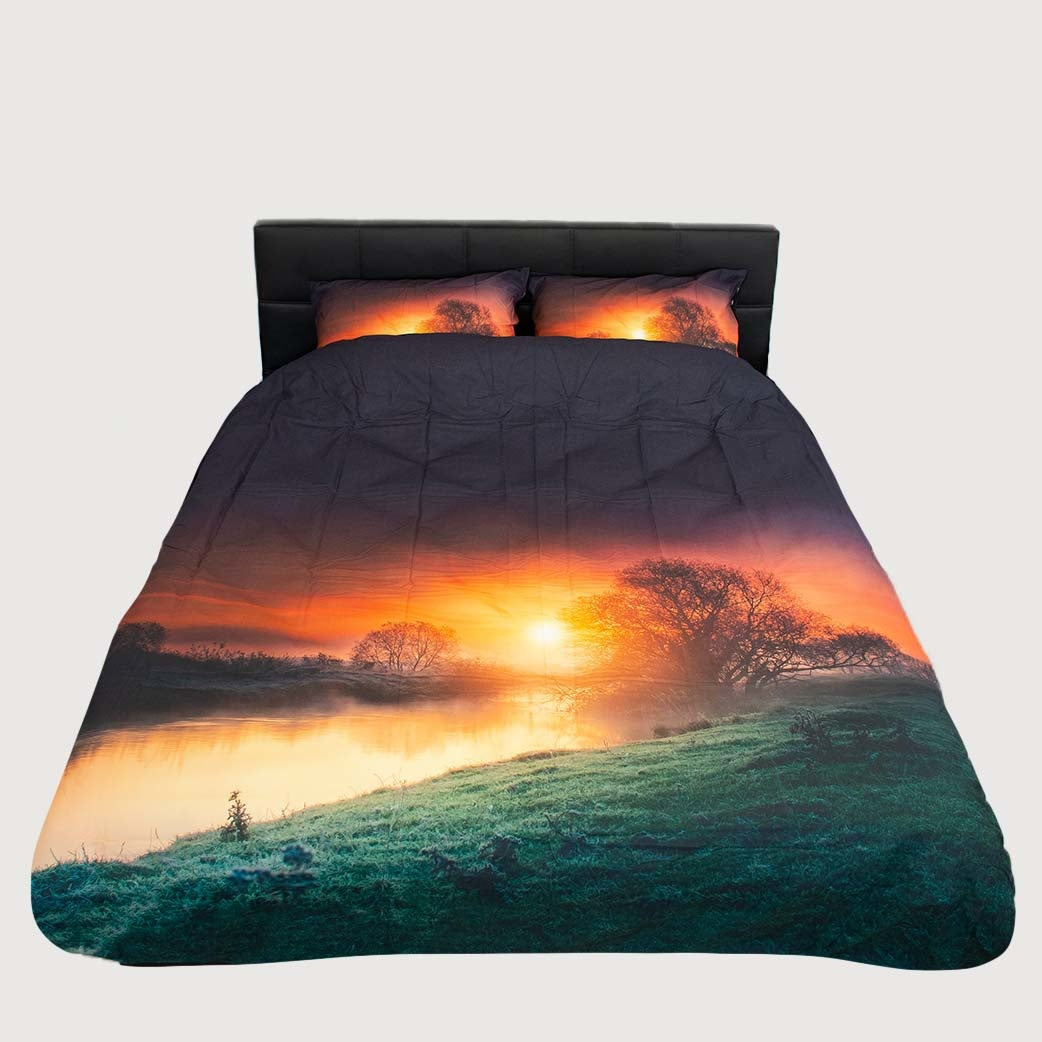 Decoware dekbedovertrek Misty Sunrise - Katoen