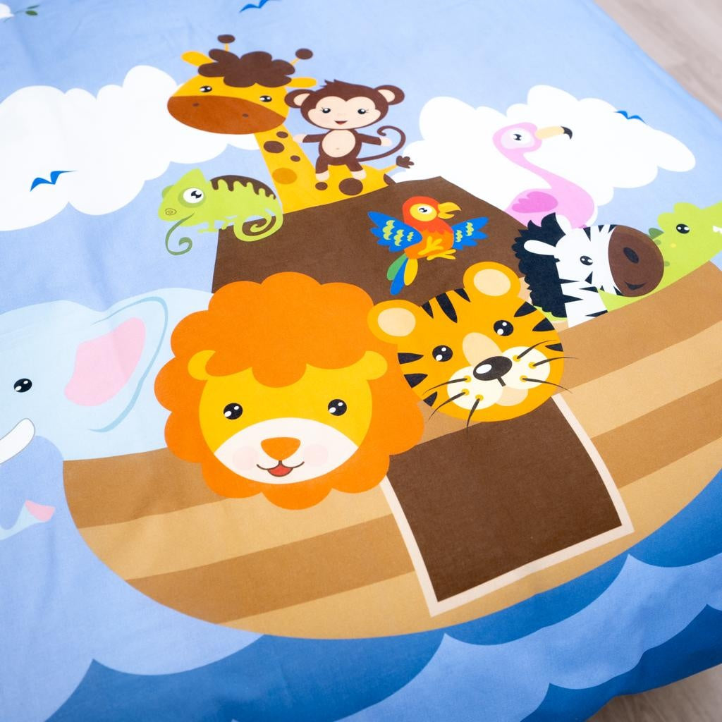 Peuter dekbedovertrek Noah's ark - katoen - 120x150 + 40x60 cm