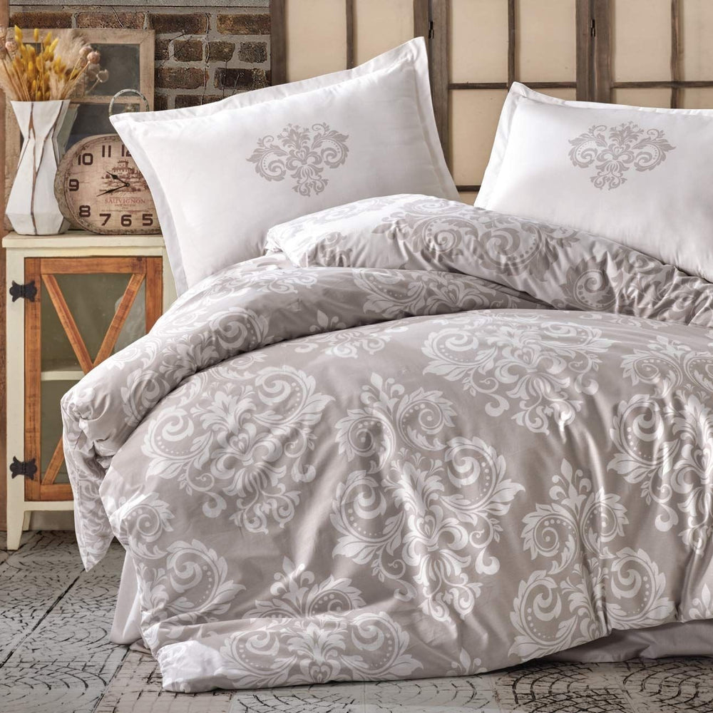 Decoware dekbedovertrek Sade - zand - katoen - 2-persoons