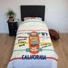 Dekbedovertrek Skate - Katoen - 1-persoons (140x220 + 60x70 cm)